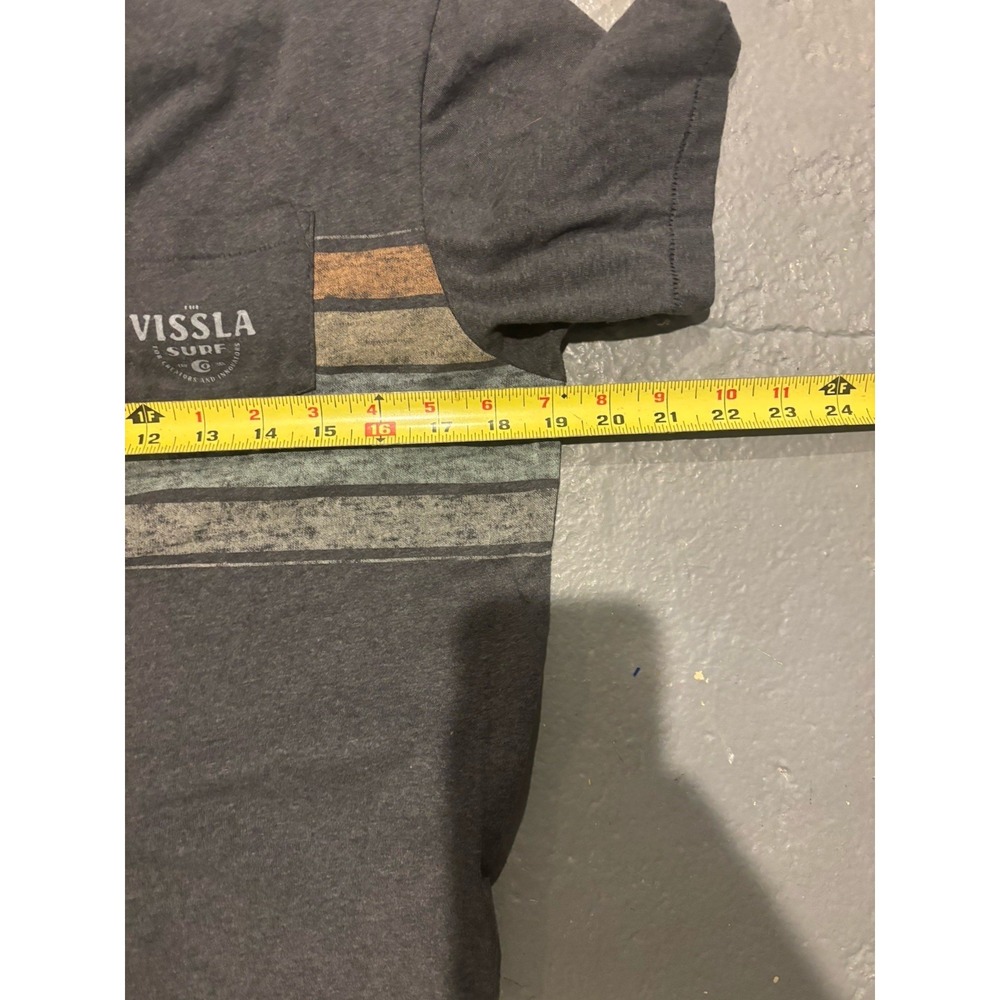 Vissla Pocket T-Shirt Mens Medium Surf Tee Sustainable Eco Billabong‎ O'Neill - Picture 4 of 8